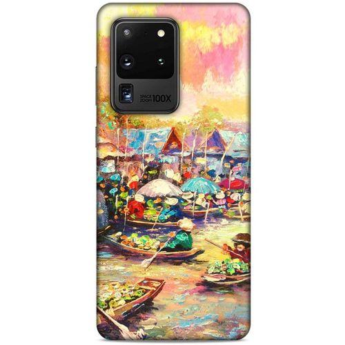 Cityx (16) Samsung Galaxy S20 Ultra Kılıf Silikon Kapak Desenli