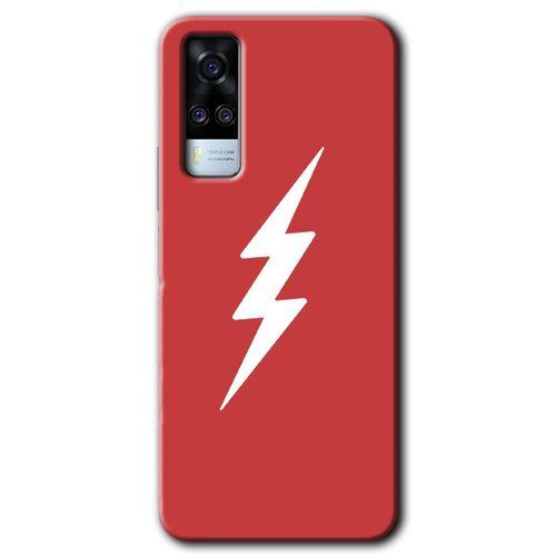 Vivo Y31 2021 HD Baskılı Kılıf + 9D Tam Ekran Koruyucu - Flash Logo