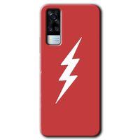 Vivo Y31 2021 HD Baskılı Kılıf + 9D Tam Ekran Koruyucu - Flash Logo