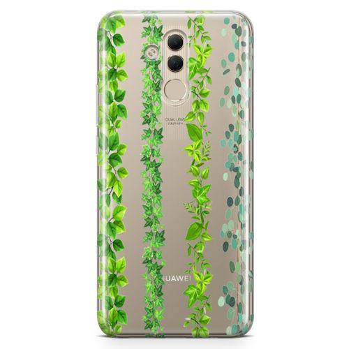 Huawei Mate 20 Lite Kılıf Asma Yaprak Arka Kapak Koruma Desenli Full Koruyucu