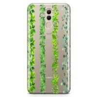 Huawei Mate 20 Lite Kılıf Asma Yaprak Arka Kapak Koruma Desenli Full Koruyucu