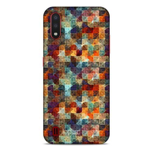 Samsung Galaxy A01 Kılıf Pastel Renkler (4) Koruma Kılıfı Yeşil Kırmızı