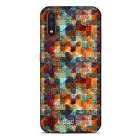 Samsung Galaxy A01 Kılıf Pastel Renkler (4) Koruma Kılıfı Yeşil Kırmızı