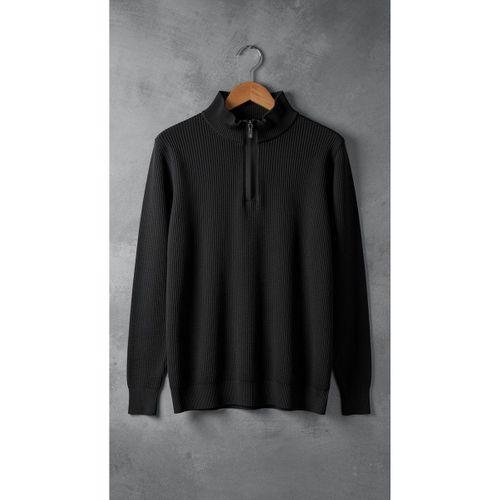 Erkek Balıkçı Zip Yaka Uzun Kollu Triko