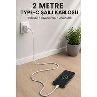 Usb-a To Type-c 2 Metre Hızlı Şarj Kablosu