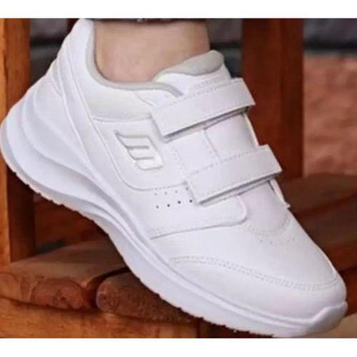 MP 252-1307 Beyaz Unisex Cırtlı Spor Ayakkabı