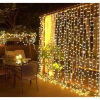 2x2 Metre Perde Led Sarı Işık