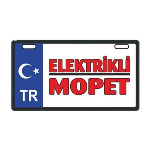 SEVGENT Mavi Elektrikli Mopet E-Bike Plakalık