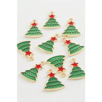 Yılbaşı Ağacı Eldiveni Mineli Kolye Ucu 1 Adet