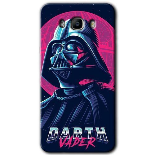 MRCİLETİSİM MRCİLETİSİM Samsung Galaxy J7 2016 Kılıf HD Desen Baskılı Arka Kapak + Temperli Cam - Darth Vader