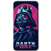 MRCİLETİSİM MRCİLETİSİM Samsung Galaxy J7 2016 Kılıf HD Desen Baskılı Arka Kapak + Temperli Cam - Darth Vader