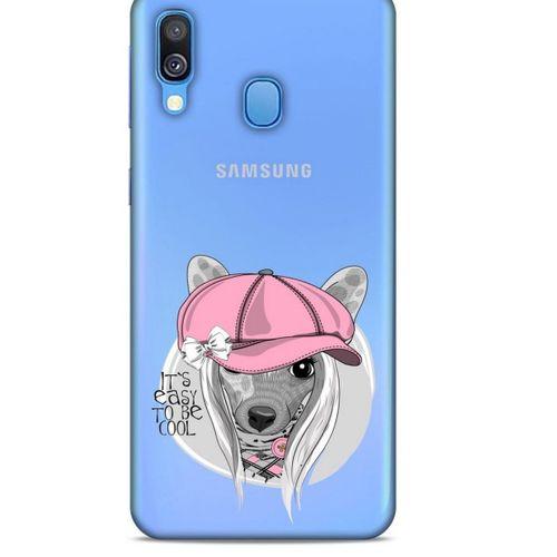 Zoologix (64) Samsung Galaxy A40 Şeffaf Kılıf Silikon Desenli