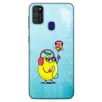 Frutix Limon 01 Samsung Galaxy M21 Kılıf Desenli Silikon