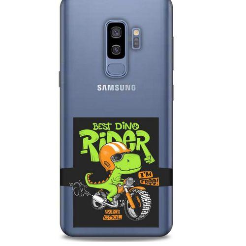 Zoologix (58) Samsung Galaxy S9 Plus Şeffaf Kılıf Silikon Desenli