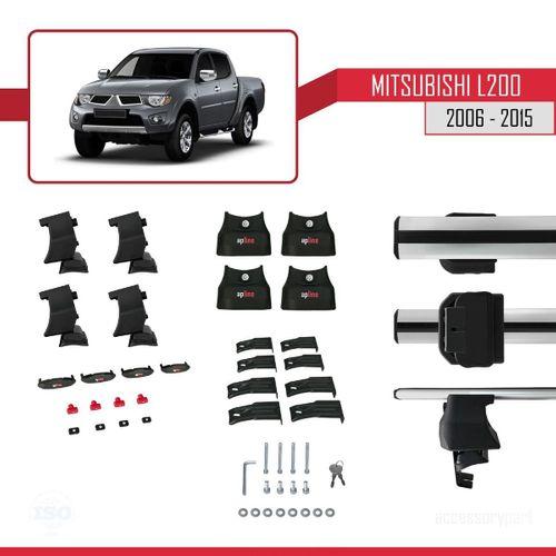 Mitsubishi L200 / Triton IV 2006-2015 Arası ile uyumlu ACE-4 Ara Atkı Tavan Barı GRİ