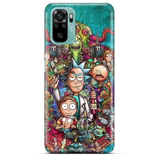Xiaomi Redmi Note 10 5G Uyumlu Kılıf Rick And Morty (32) Soft Silikon Kılıf Cronenberg Morty