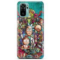 Xiaomi Redmi Note 10 5G Uyumlu Kılıf Rick And Morty (32) Soft Silikon Kılıf Cronenberg Morty