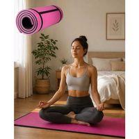 10 Mm Pilates Ve Egzersiz Matı Kaydırmaz Taban Konforlu Spor Minderi Hafif Taşınabilir