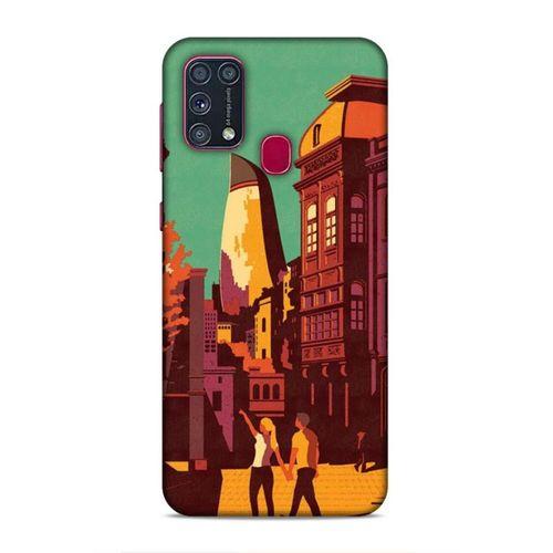 Samsung Galaxy M31 Uyumlu Kılıf Azarbaijan (44) Tough Armor Kılıf Bakü Çizim