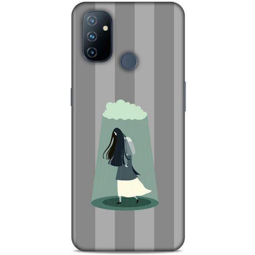 Huawei P40 Pro Kılıf Depresyon (20) Koruyucu Kılıf Bej Siyah