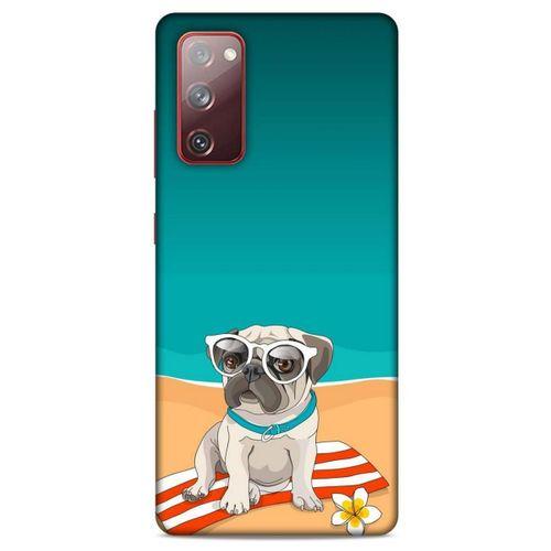 Animax Pug Plajda Samsung Galaxy S20 Fe Kılıf Desenli Silikon