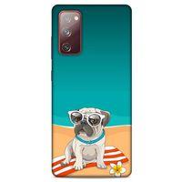 Animax Pug Plajda Samsung Galaxy S20 Fe Kılıf Desenli Silikon