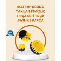 Matkap Ucu Fırça Seti Halı Fayans Zemin Temizliği