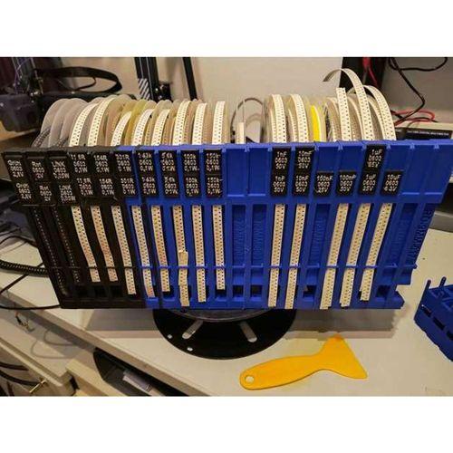 SMD Bileşen Depolama Sistemi Reel Kesilmiş Bant Tekli Çalışma Tepsisi (Bu ürün Sadece Plastik parçadır - Almadan Önce Soru Sorabilirsiniz)