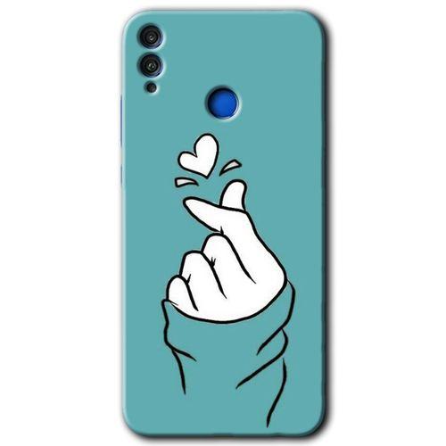 Potkal Hediye Fabrikası Honor 8x Kılıf HD Desen Baskılı Arka Kapak - Mutluluk