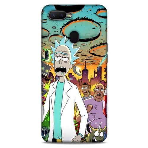 Oppo Ax7 Uyumlu Kılıf Rick And Morty (42) Rugged Armor Kılıf Story Train Morty