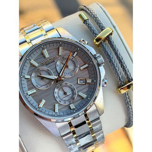 Quantum Sapphire Cam İtalyan Bileklikli 10 Atm Suya Dayanıklı 2 Yıl Garantili Erkek Kol Saati 11.310