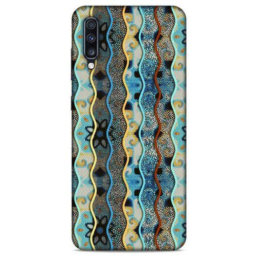 Samsung Galaxy A70s Kılıf Baskılı Özel Seri Taşlı (28) Arka Kapak