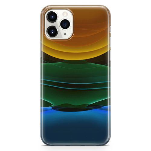 Apple iPhone 11 Pro Kılıf Yer Gök Güneş Arka Kapak Koruma Desenli Full Koruyucu