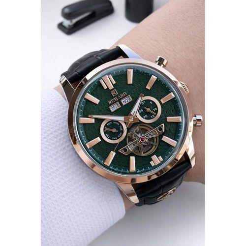 Reward İtalyan Bileklik Hediyeli Deri Kordon Otomatik Mekanizma 5 Atm Erkek Kol Saati W.147667.5