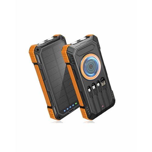 20000 Mah Powerbank Güneş Enerjili Kablosuz Şarj Hızlı Şarj Taşınabilir Batarya