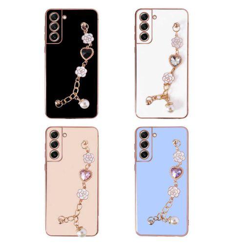 Fogy Galaxy S21 FE Uyumlu Kılıf Şık El Tutamaçlı Kamera Korumalı Taka Silikon Kapak