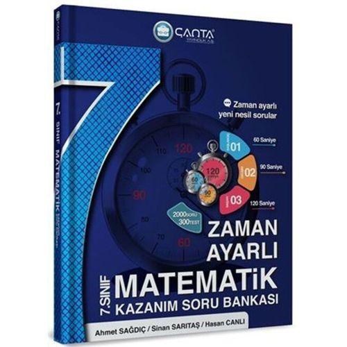 7. Sınıf Matematik Zaman Ayarlı Kazanım Soru Bankası Çanta Yayınları