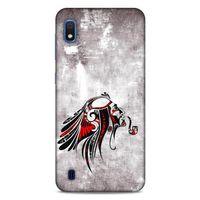 Lopard Samsung Galaxy A10 Uyumlu Kılıf Tattoo's (43) Thin Fit Kılıf Pipolu Kızılderili