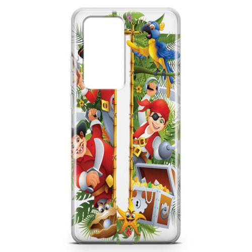 Huawei P40 Pro Kılıf Karayip Korsanları Arka Kapak Koruma Desenli Full Koruyucu