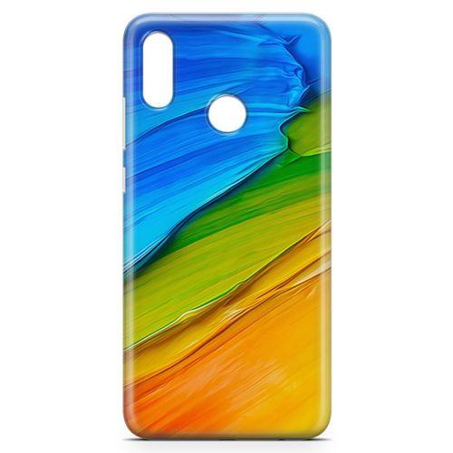 Huawei Y7 2019 Kılıf Tempere Arka Kapak Koruma Desenli Full Koruyucu