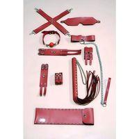 Fantezi Kırbaç Kelepçe Set 7'li Takım, Ayak - El Kelepçesi, Maske - Brf1310