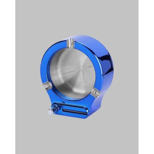 Yuvarlak Metal Küllük Çakmak Entegreli Dayanıklı Yapı