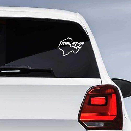 Malatya İli 44 Plaka Kodu Memleket Yarış Pisti Sticker - Oto Araba Etiket, Aksesuar, Modifiye Pembe