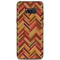 Lopard Samsung Galaxy S8 Plus Uyumlu Kılıf Wood'X (40) Fit Silikon Kılıf Desenli