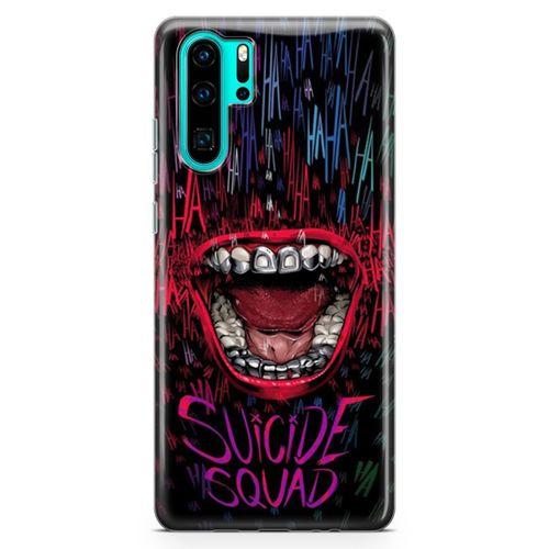 Huawei P30 Pro Kılıf Suicide Squad Arka Kapak Koruma Desenli Full Koruyucu
