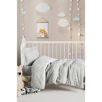 Kanz Jakarlı Müslin Bebek Nevresim Takımı Knz-013 Bear Gri