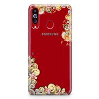 Samsung Galaxy A20s Kılıf El İşi Süsler Arka Kapak Koruma Desenli Full Koruyucu