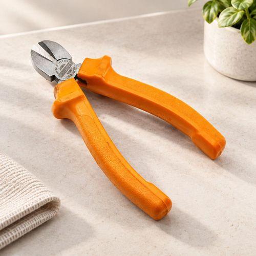 160 mm Dövme Çelik Yan Keski Turuncu Plastik Saplı