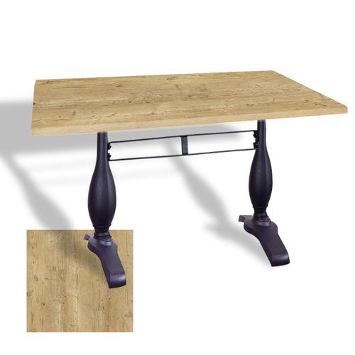 Dockers Çipa 3011 Döküm Ayak Masa 70x120 cm - (Werzalit, Wermodin ve Allzalit Tabla) - Avalone Pine