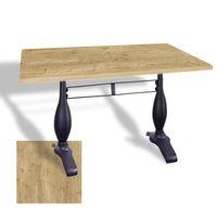 Dockers Çipa 3011 Döküm Ayak Masa 70x120 cm - (Werzalit, Wermodin ve Allzalit Tabla) - Avalone Pine